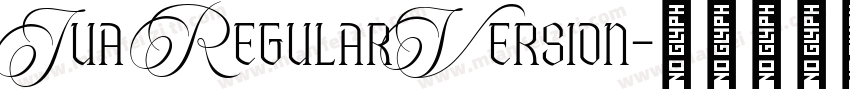 Jua RegularVersion字体转换